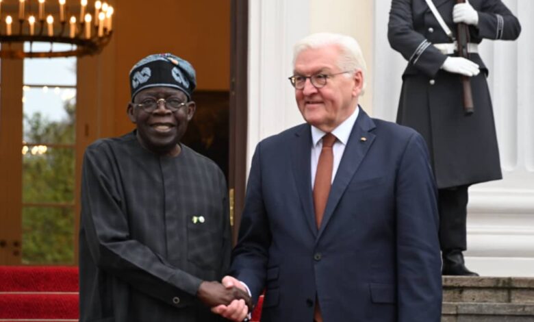 Tinubu lobbies Scholz for German Investments in Nigeria