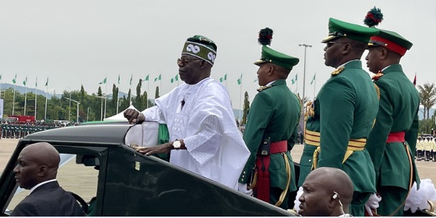 Tinubu reviews Special Parade to mark 25 Years of Nigeria�s enduring Democracy