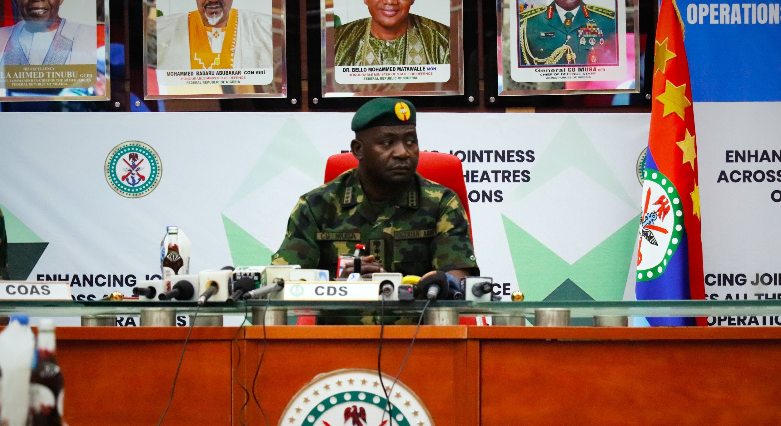 Walls are closing in on those terrorising Nigerians, says CDS