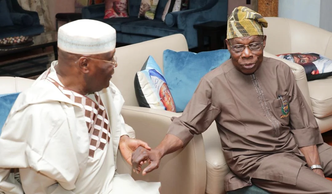 Don�t ask me anything, I won't comment on 2027 Politics, says Obasanjo after Atiku's Visit