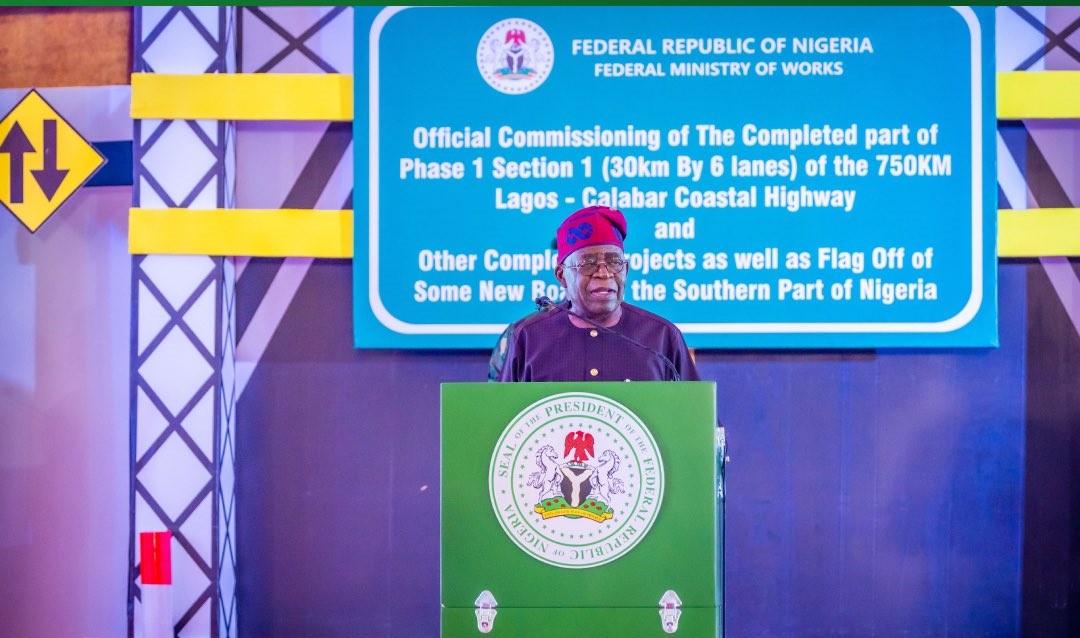 Tinubu on Lagos-Calabar Coastal Highway: Project belong to all of us, not Political Trophy
