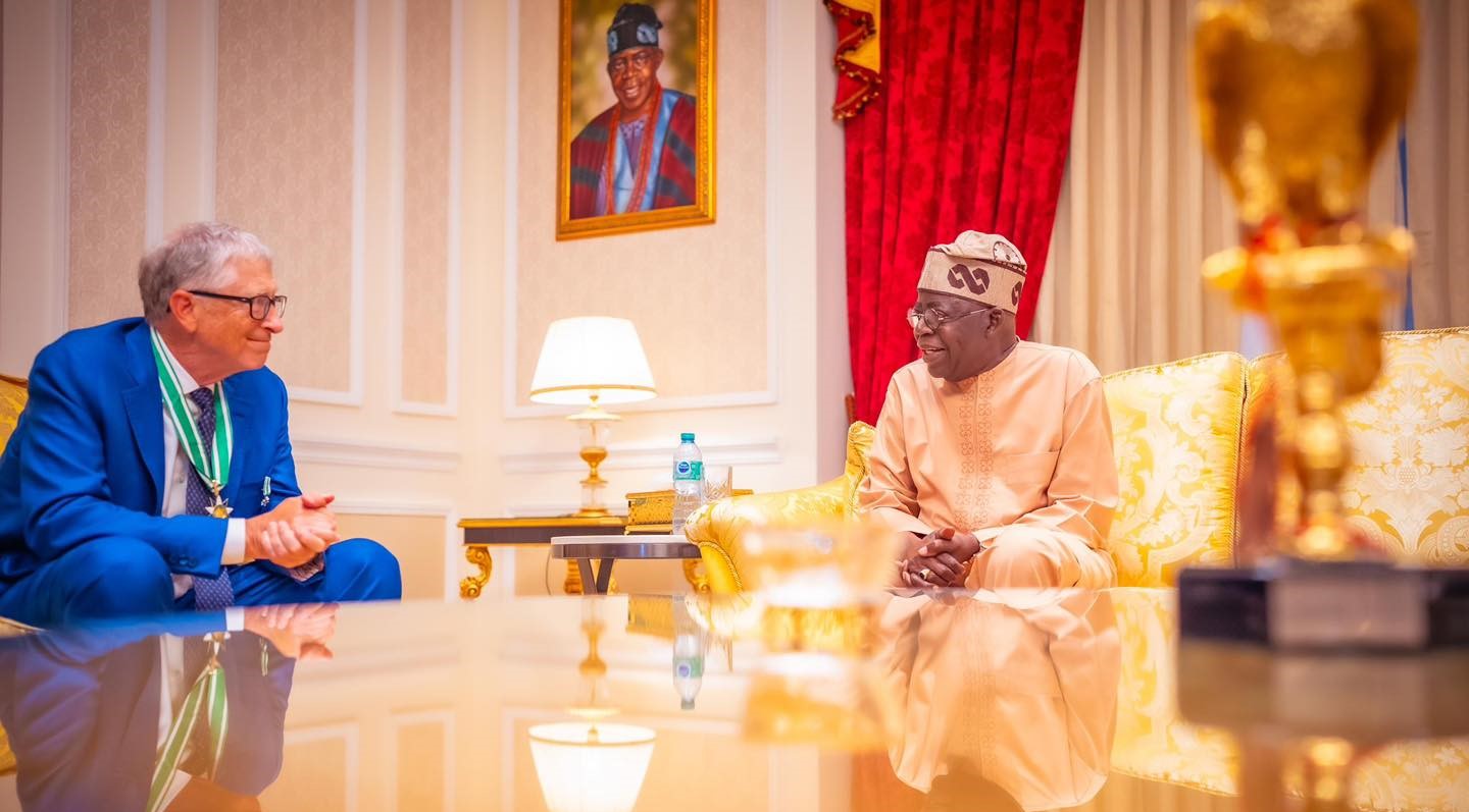 Why I conferred Nigeria's National Honour on Bill Gates - Tinubu