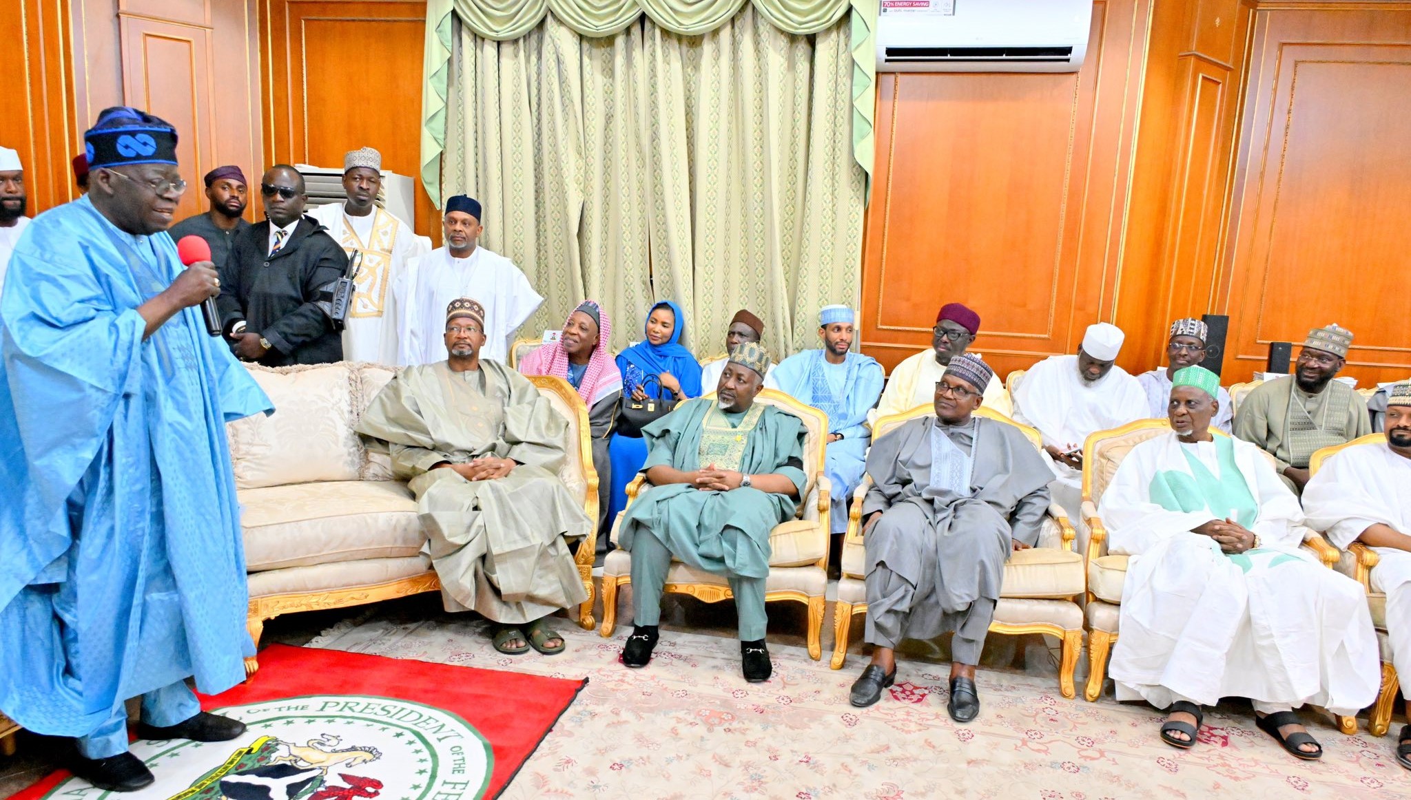 Tinubu on Condolence Visit, says Late Dantata part of his Family