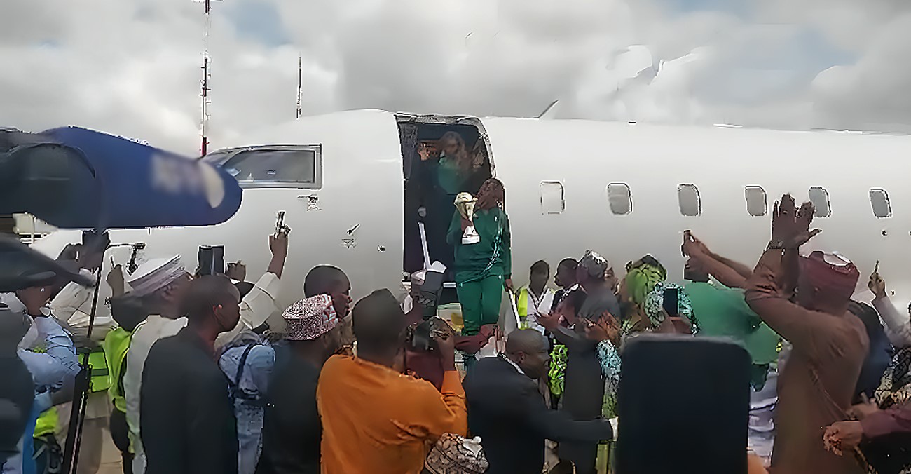 2025 FIBA Women�s AfroBasket Champions D'Tigress back Home from Abidjan