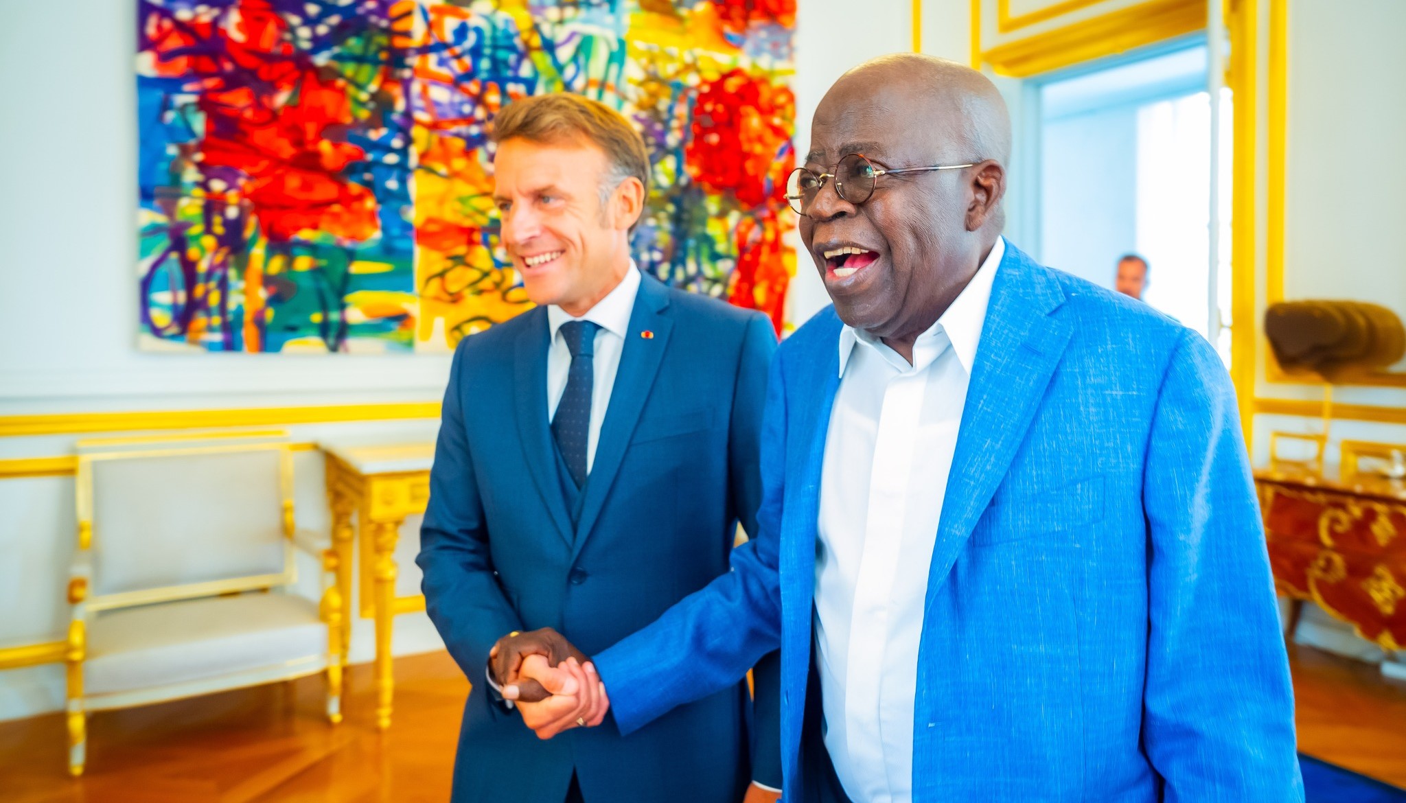 What's Tinubu doing in France? He's having a 'Good Time' with Macron
