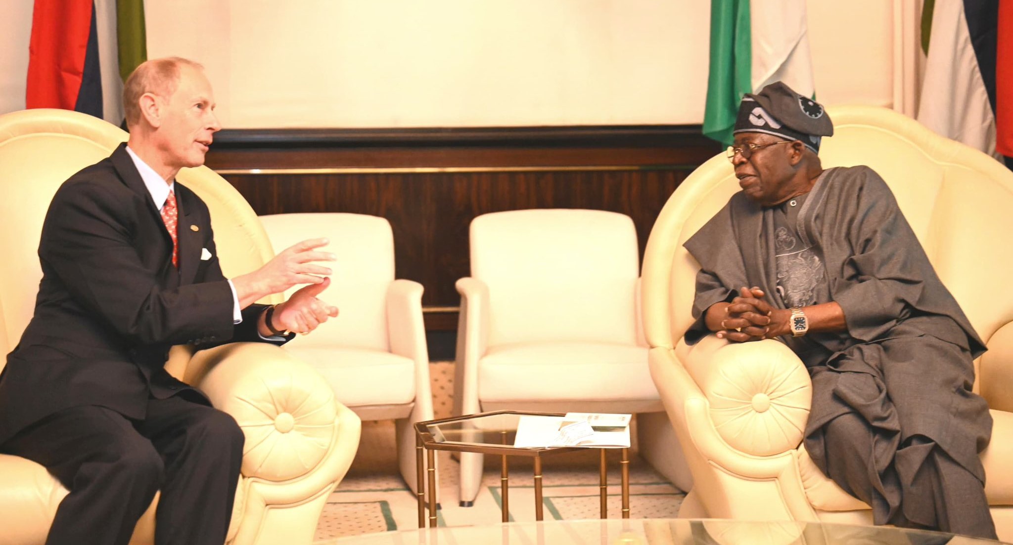 Tinubu to  Duke of Edinburgh: Here is my Economic Agenda for Nigerian Youths