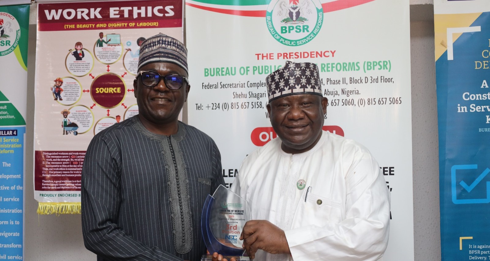 NCC among Top 3 MDAs in Best Website Performance in 2025, says BPSR