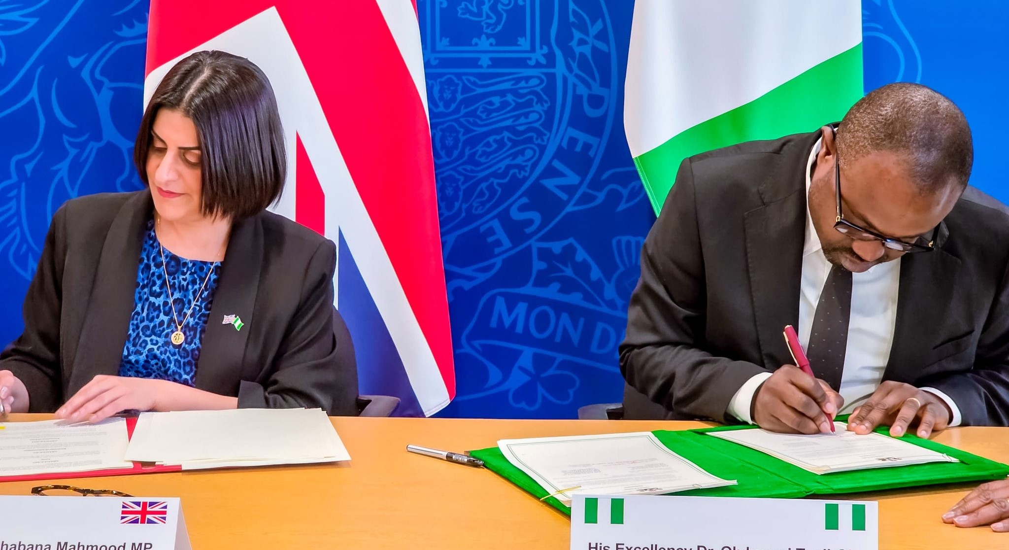 Bilateral Cooperation:  Nigeria, UK ink 3 Agreements
